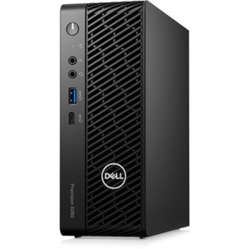 Dell Precision 3000 3260 Workstation - Intel Core i5 Hexa-core (6 Core) i5-12500 12th gen 3 GHz - 16 GB DDR5 SDRAM - 512 GB SSD - Ultra Small - Black