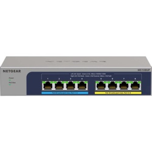 Netgear MS108UP 8 Port Ethernet Switch - 2.5 Gigabit Ethernet