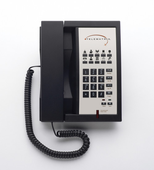 Telematrix 3300MWD Single Line Speakerphone 10 Button Black