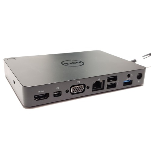 (Usagé - Comme neuf) Dell K17A001 - Station d'accueil WD15 K17 K17A Thunderbolt USB-C 4K Dock avec adaptateur secteur inclus
