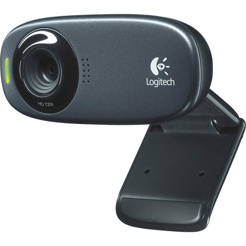 Logitech C310 Webcam - Black - USB 2.0 - 1 Pack(s) 960-000585