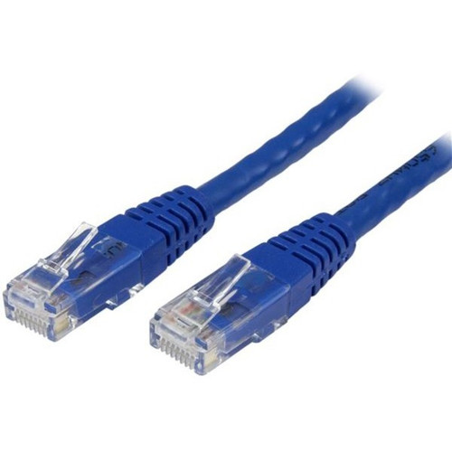 StarTech.com 1 ft. CAT6 Cable - 10 Pack - Blue CAT6 Ethernet Cords - Molded RJ45 Connectors - ETL Verified - 24 AWG (C6PATCH1BL10PK) C6PATCH1BL10PK