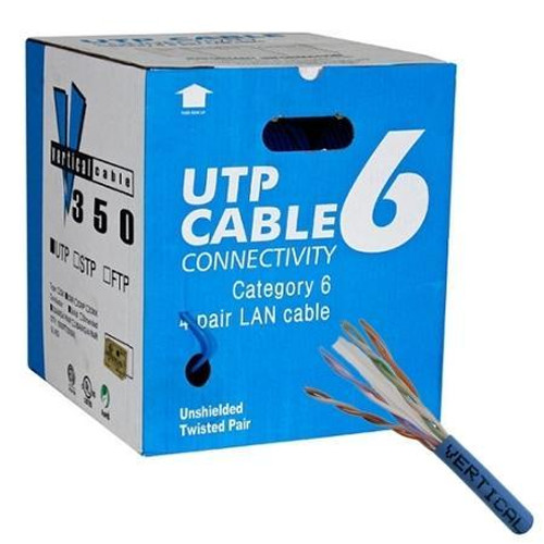 CAT6 UTP 23AWG FT4 305m / 1000 feet Box Cable - Blue
