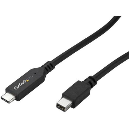 StarTech.com 1.8m / 6 ft USB-C to Mini DisplayPort Cable - USB C to mDP Cable - 4K 60Hz - Black CDP2MDPMM6B