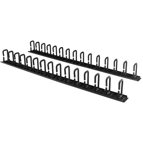 StarTech.com Vertical 0U Server Rack Cable Management w/ D-Ring Hooks - 40U Network Rack Cord Manager Panels - 2x 3ft Wire Organizers (CMVER40UD) CMVER40UD
