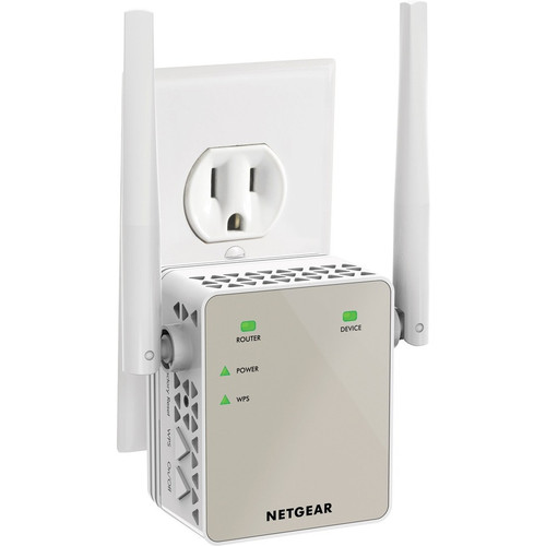 Netgear EX6120 IEEE 802.11ac 1.17 Gbit/s Wireless Range Extender EX6120-100CNS