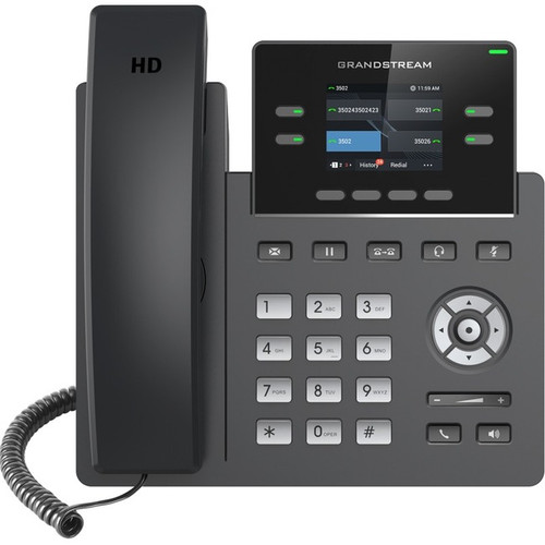 Grandstream GRP2612 IP Phone - Corded - Corded - Wall Mountable GRP2612P