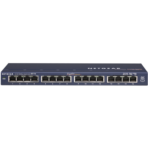 Netgear ProSafe GS116 16-port Gigabit Ethernet Switch GS116NA