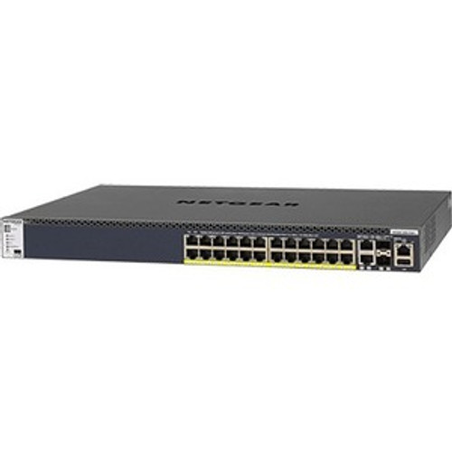Netgear M4300 24x1G PoE+ Stackable Managed Switch with 2x10GBASE-T and 2xSFP+ (1;000W PSU) GSM4328PA-100NES