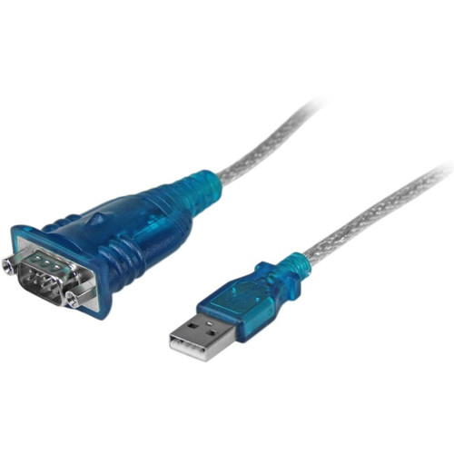 StarTech.com USB to Serial Adapter - Prolific PL-2303 - 1 port - DB9 (9-pin) - USB to RS232 Adapter Cable - USB Serial ICUSB232V2