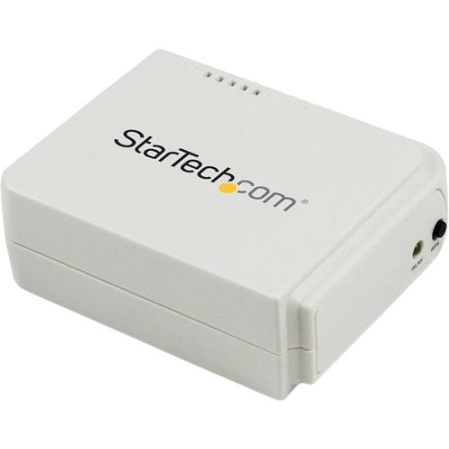 StarTech.com 1-Port Wireless N USB 2.0 Network Print Server - 10/100 Mbps Ethernet USB Printer Server Adapter - Windows 10 - 802.11 b/g/n (PM1115UW) PM1115UW