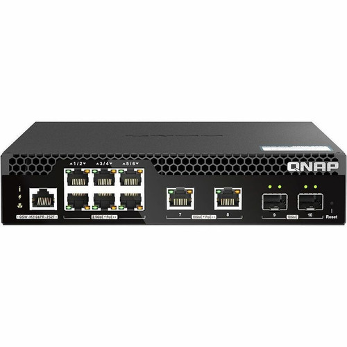 QNAP QSW-M2106PR-2S2T Ethernet Switch QSW-M2106PR-2S2T-US