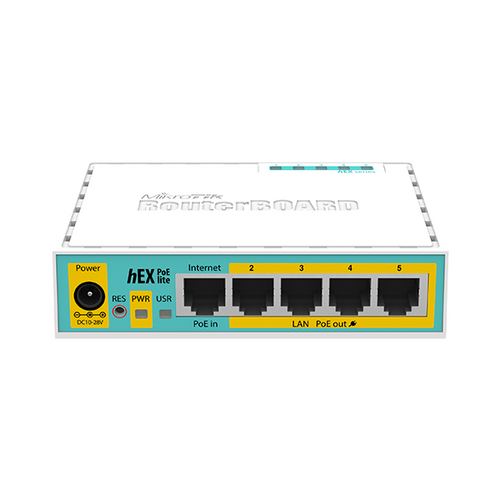 Mikrotik RB750UPR2 hEX PoE Lite Router