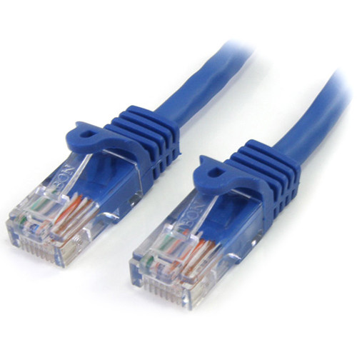 StarTech.com - Patch cable - RJ-45 (M) - RJ-45 (M) - 15.3 m - UTP - ( CAT 5e ) - blue RJ45PATCH50