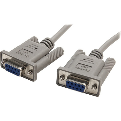 StarTech.com 10 ft DB9 RS232 Serial Null Modem Cable F/F SCNM9FF