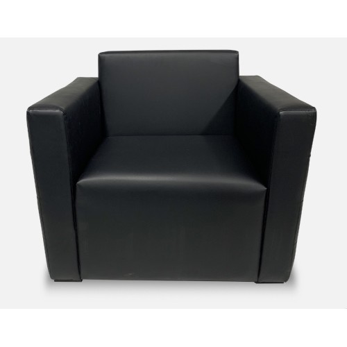 (Rental) Black Panelist Armchair
