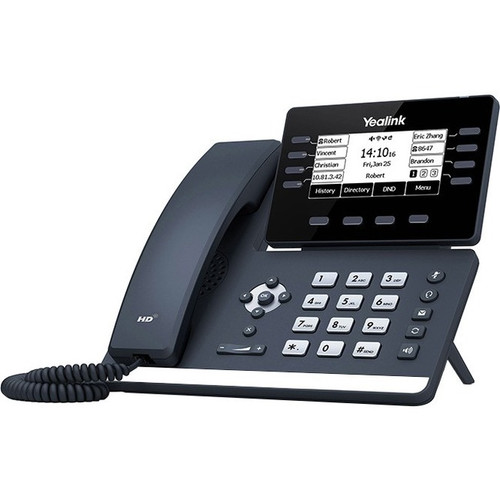 Yealink T53 IP Phone - Corded/Cordless - Corded - DECT, Bluetooth - Wall Mountable, Desktop - Classic Gray SIP-T53