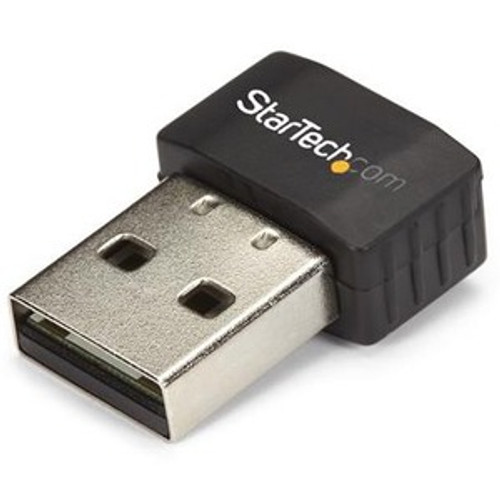 StarTech.com Wireless USB WiFi Adapter - Dual Band AC600 Wireless Dongle - 2.4GHz / 5GHz - 802.11ac Wi-Fi Laptop Adapter (USB433ACD1X1) USB433ACD1X1