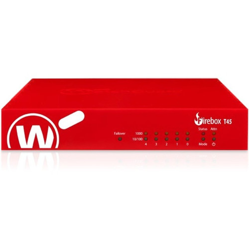 WatchGuard Firebox T45 Network Security/Firewall Appliance WGT45643