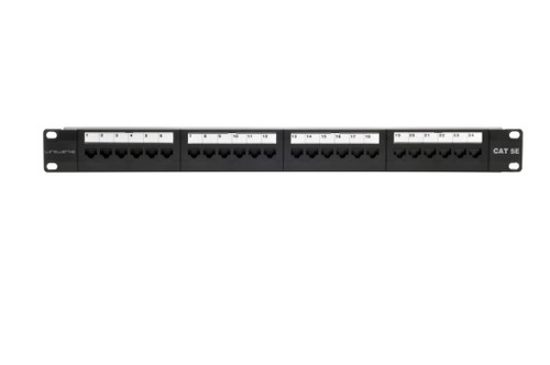 Wirewerks Patch Panel - 24 Port - CAT5E - Loaded