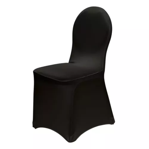 (Rental) Black spandex chair cover