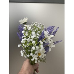 (KIT) (Rental) Faux Lilac and White Flower Bouquet